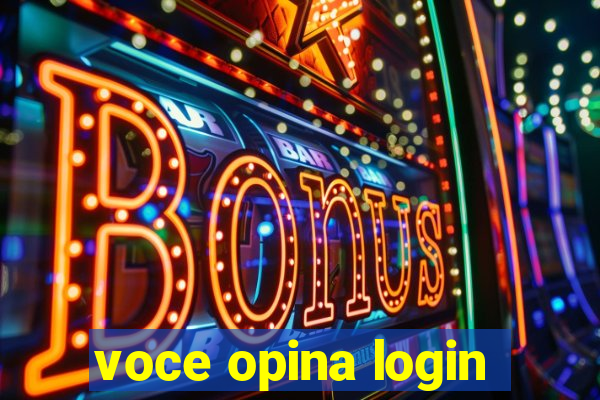 voce opina login